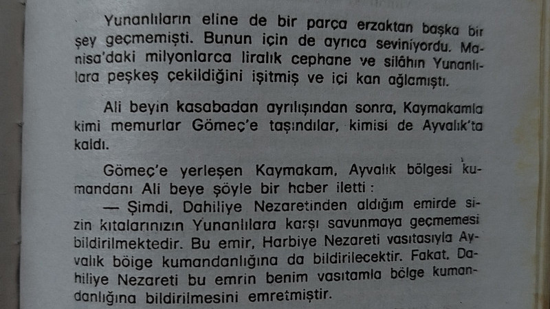 Ayvalık'ın işgali sürecinden kesit